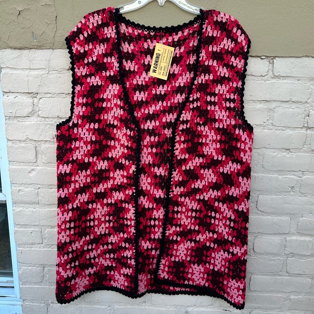 Handmade Vintage Crochet Cardigan